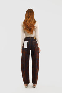 JEANS VELLUTO BICOLOR MODELLO LUCY haveone