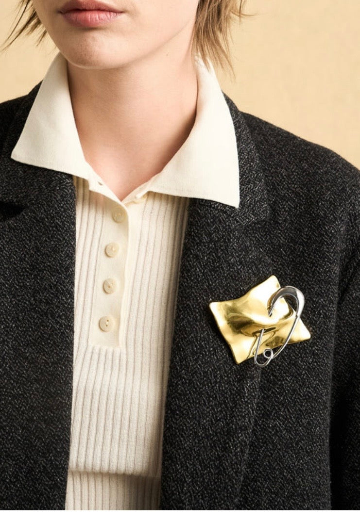 SPILLA DRAPPO+PIN ORO\ARGENTO Nali