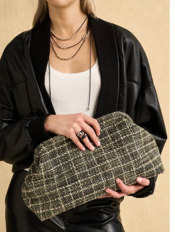 POCHETTE ESTRELLA BOUCLE VERDE Nali