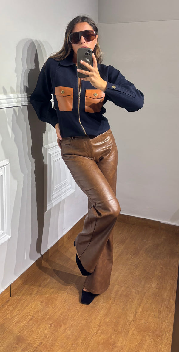 Pantalone pelle Bsb