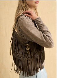 BORSA MONTANA A SPALLA CON FRANGE
