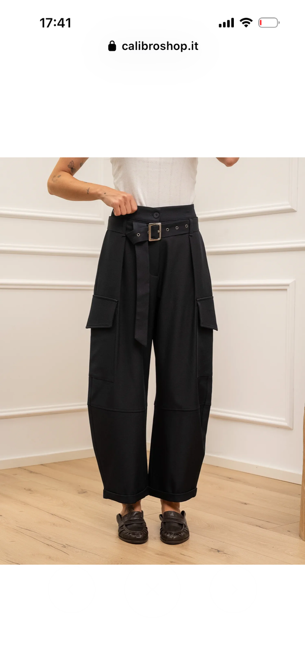 Pantalone tasconi blu haveone