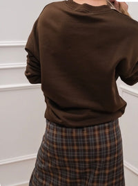 Felpa Equestrian maxi stampa - HaveOne