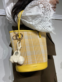 Borsa Nalì a mano gialla