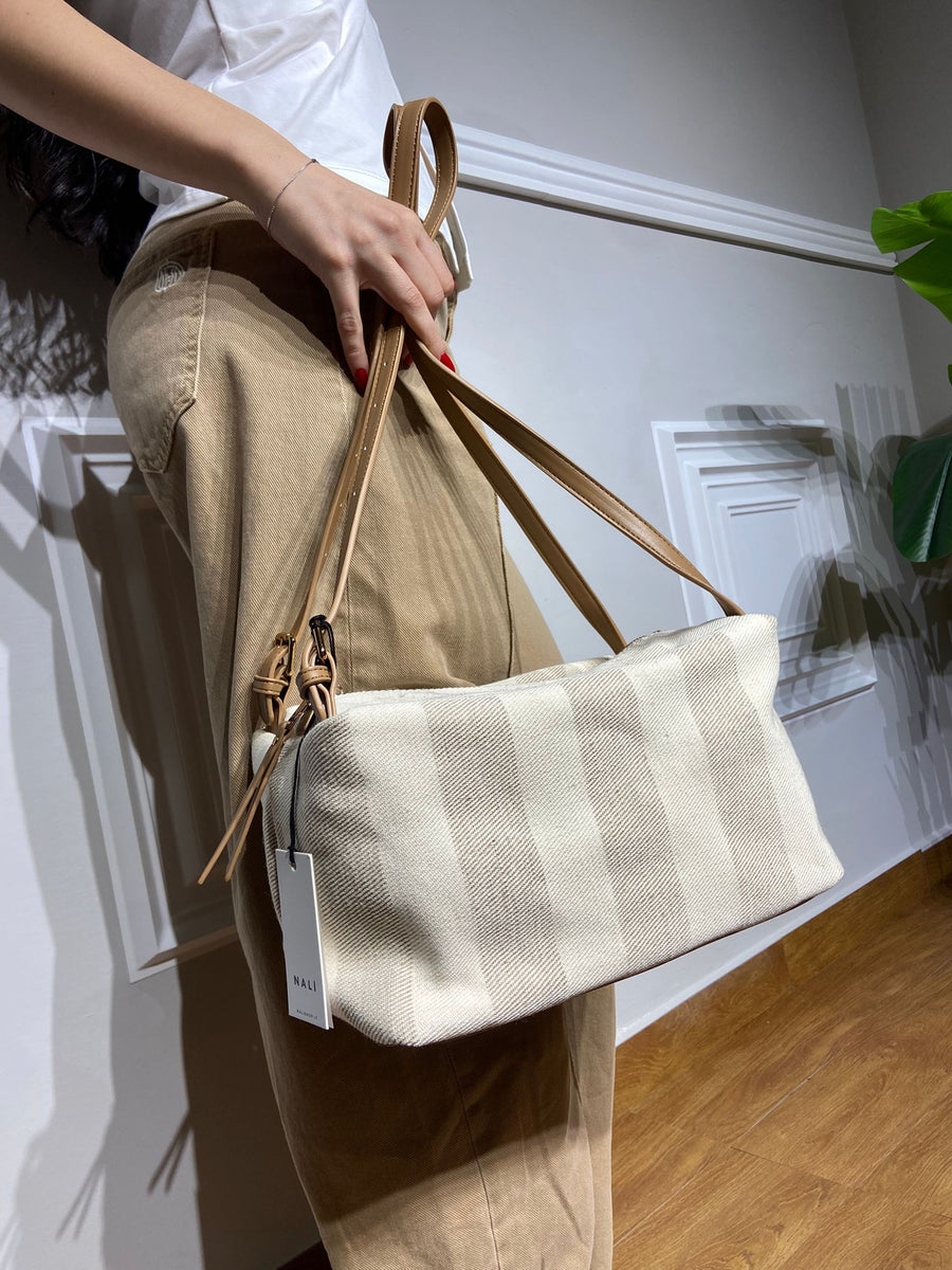 Borsa Nalì a spalla beige