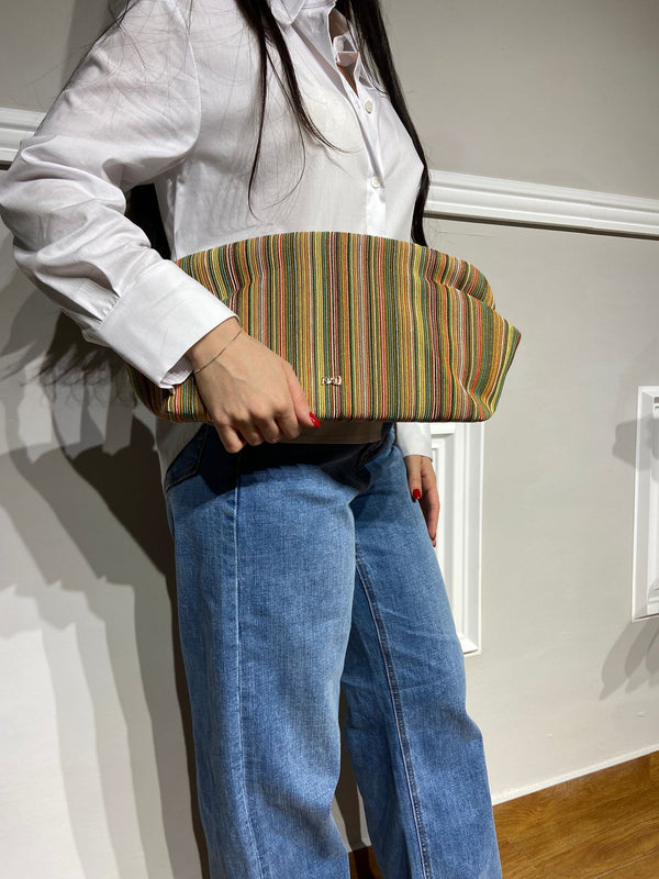 Borsa in tessuto Nalì canettè verde