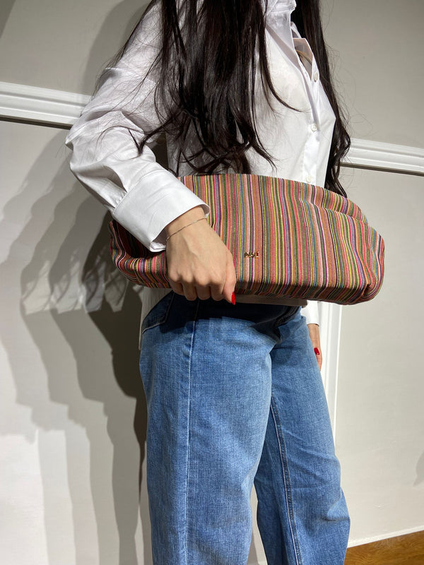 Borsa in tessuto Nalì canettè rosa