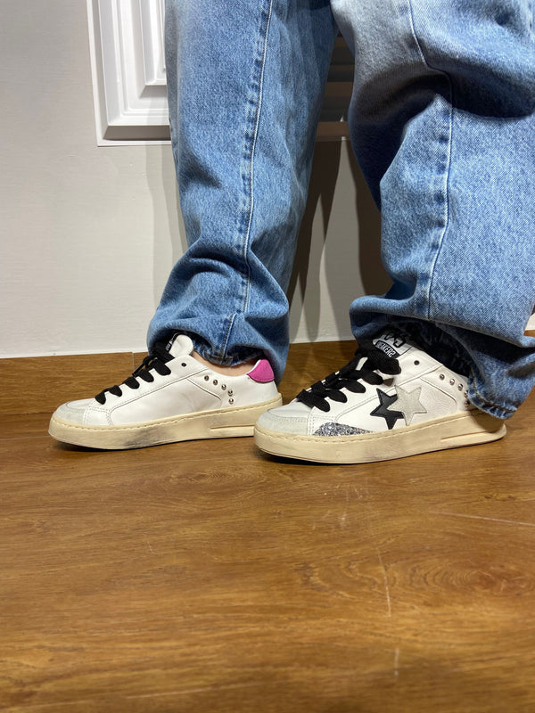 Sneakers 2Star in pelle