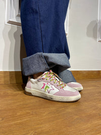 Sneakers 2Star in pelle rosa