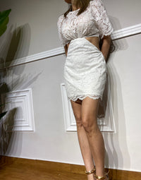 Vestito Monique Garconne bianco