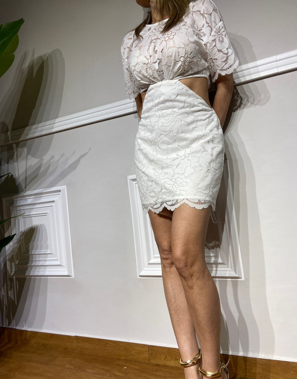 Vestito Monique Garconne bianco