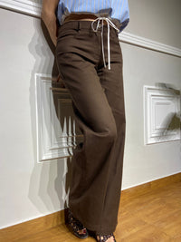 Pantaloni Mironcè marrone