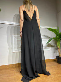 Vestito Monique Garconne nero e oro