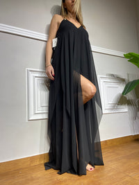 Vestito Monique Garconne nero e oro