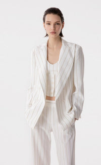 Helsa - Blazer Doppiopetto Oversize • Off White Mar de Margaritas