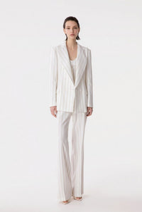 Nives - Pantalone A Palazzo • Off White Mar de Margaritas