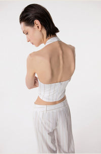 Bonny - Top Confezione Con Bottoncini • Off White Mar de Margaritas