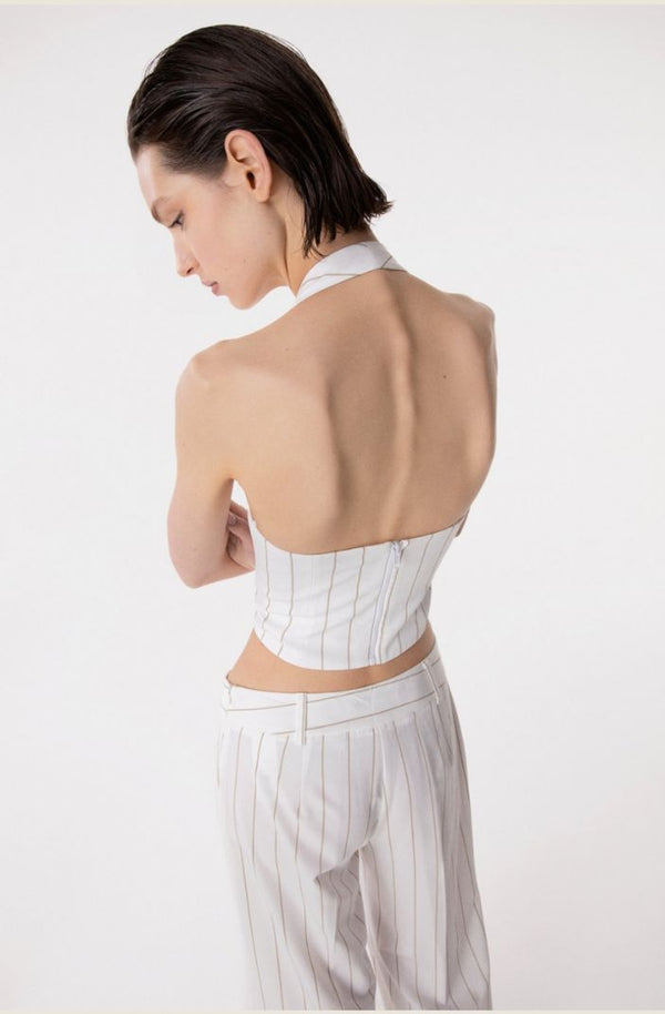 Bonny - Top Confezione Con Bottoncini • Off White Mar de Margaritas