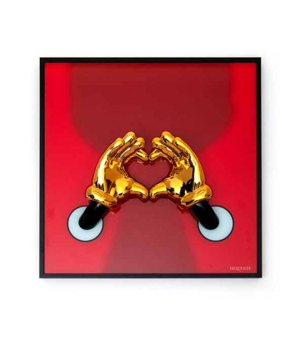 WALL HE-ART ORO-ROSSO