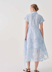 Abito Beatrice B. camicia in borderie anglaise con cintura