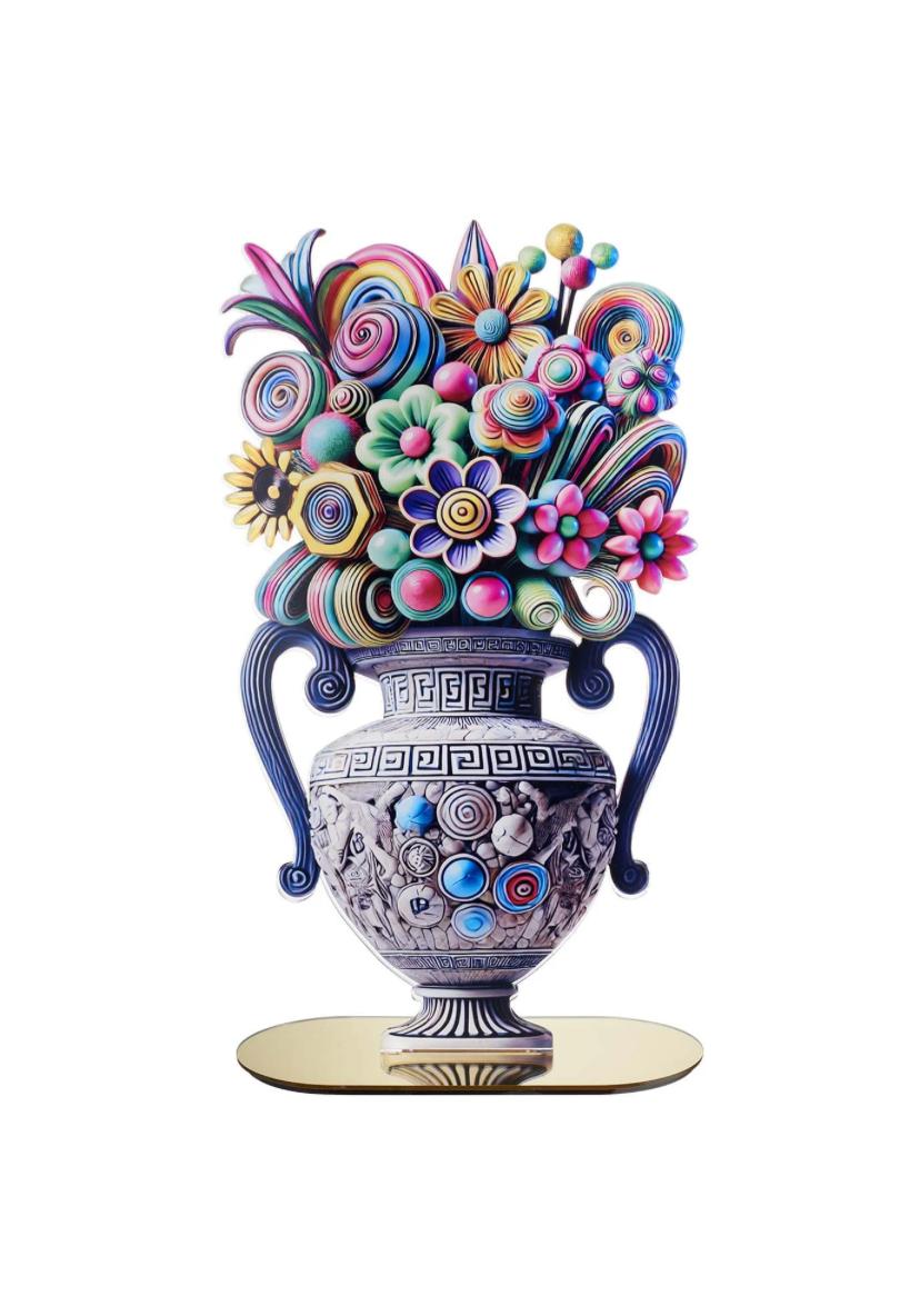 Linee Recanati Vaso Fiori Greek Pop TRE