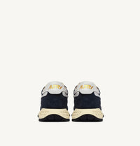 Autry Sneakers Reelwind Low in Nylon e Suede Blue Space e Bianco