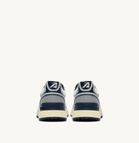 Autry Sneakers Hyperway in pelle sintetica e mesh bianco argento e space